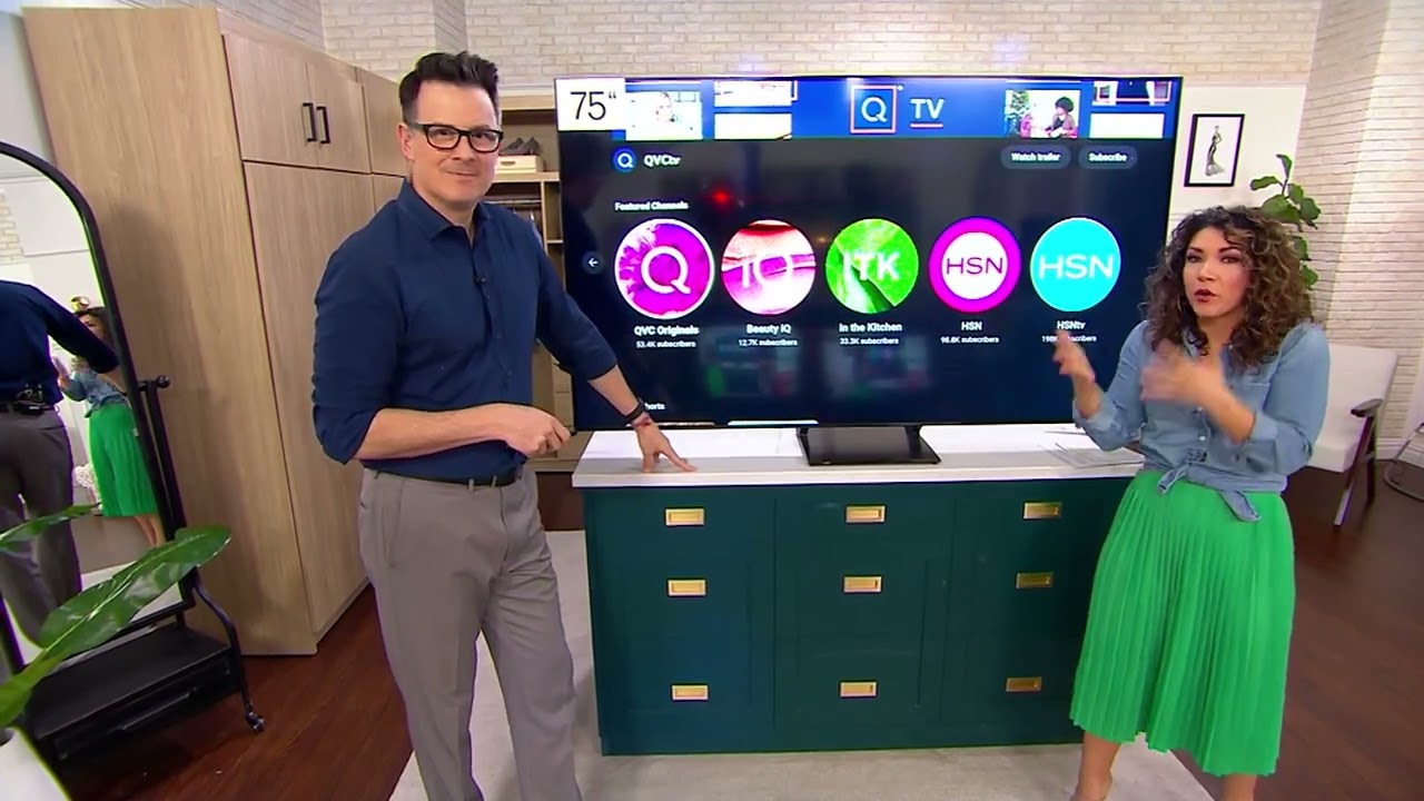 Samsung Q70A QLED Smart TV with 2-Year Warranty and Voucher on QVC