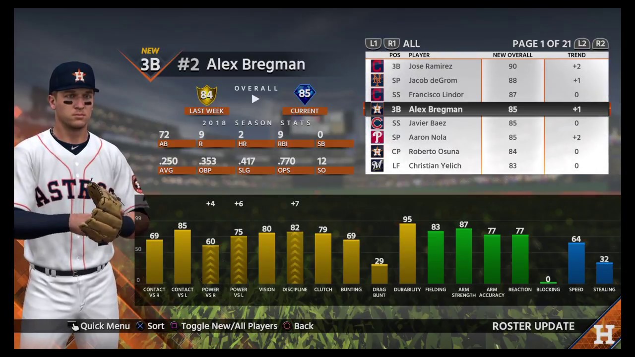 MLB&reg; The Show&trade; 18 ROSTER UPDATE + NEW CONTENT! (2 NEW DIAMONDS)
