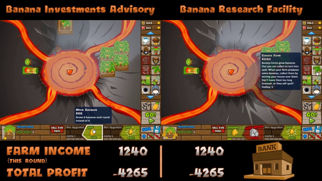 BTD5 Strategy Collection #15 : Banana Investments Advisory (Mount Magma Hard NAPS NLL)