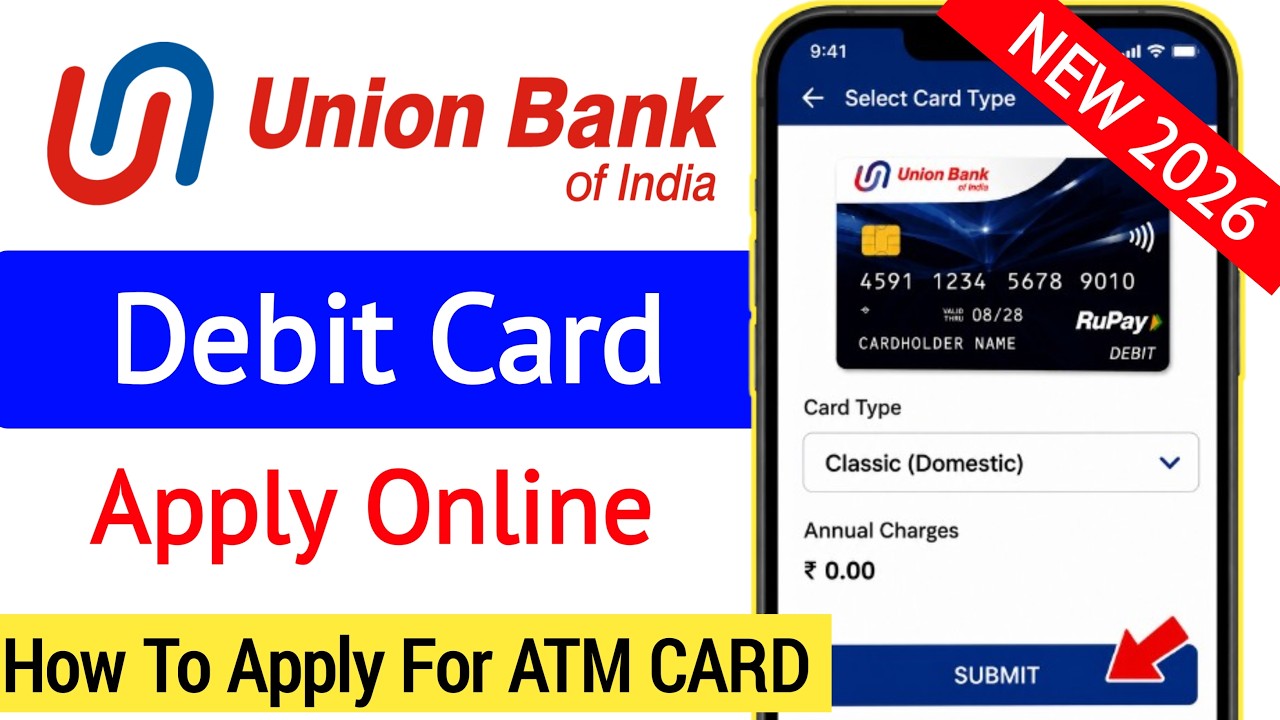 union Bank debit card apply online | apply for union bank debit card | ATM CARD APPLY