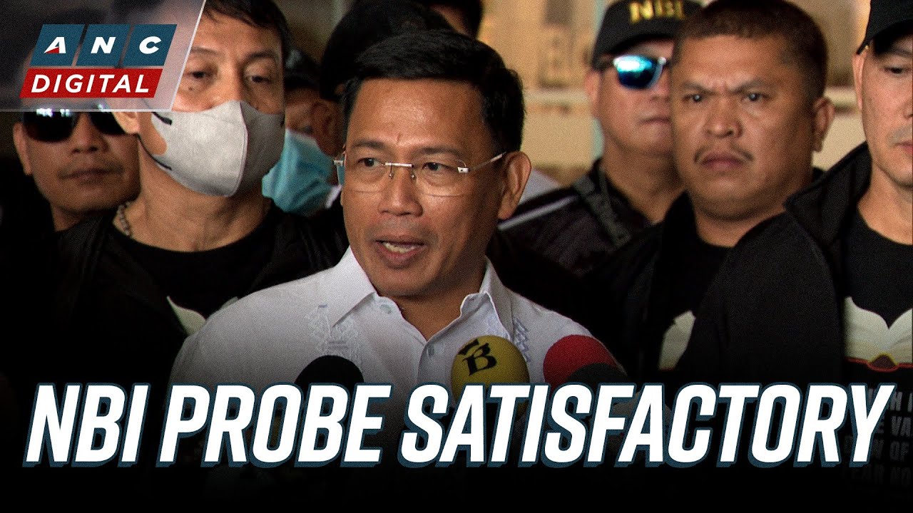 Baligod, 'ex-Marines' 'satisfied' with NBI questioning in first day of bribery probe | ANC