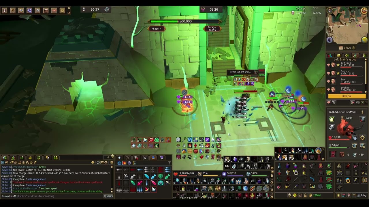 7:09.6 2k amascut base pov