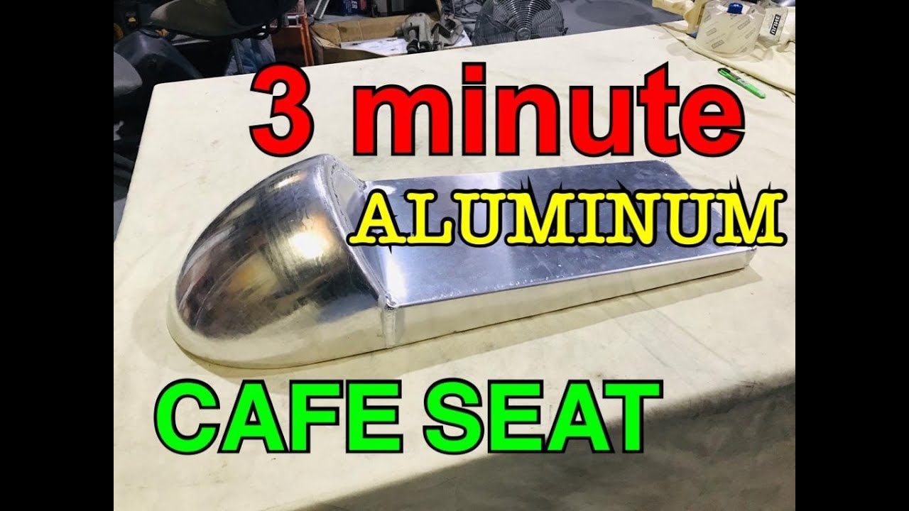 3 Minute Motorcycle Aluminum Cafe Seat Metal Shaping