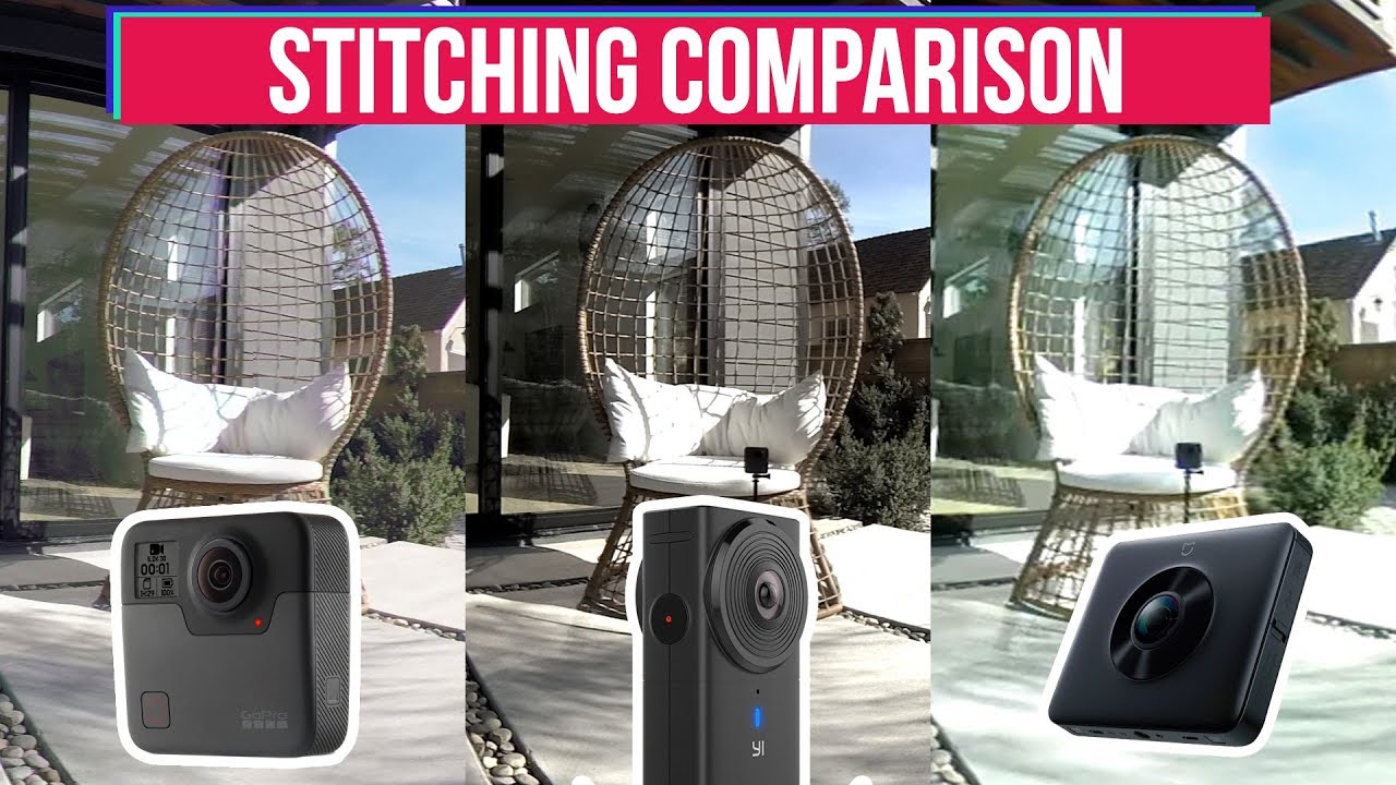 GoPro Fusion VS Yi 360 VR VS Xiaomi Mi Sphere in Stitching & Video quality | 5.2K 360° Test Footage