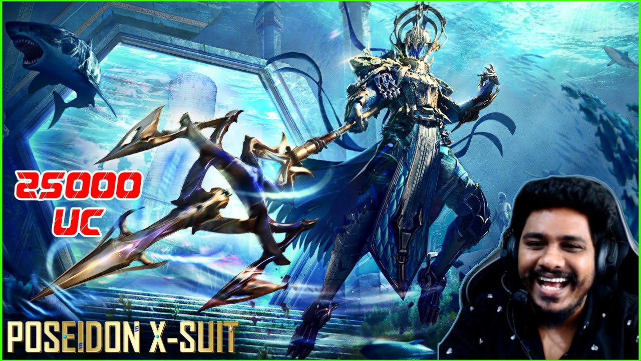 Return of Poseidon Xsuit spin😍 25000UC | Luck or Not ?