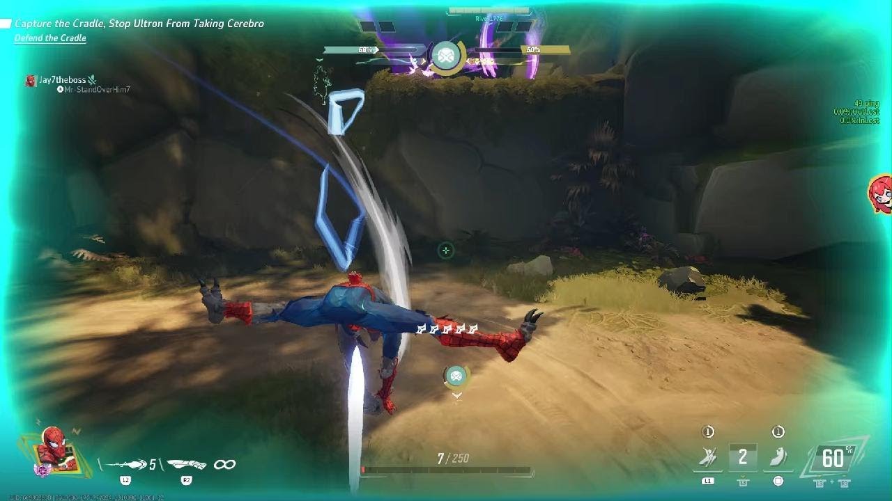 Rivals team starts trolling because Im playing spiderman...