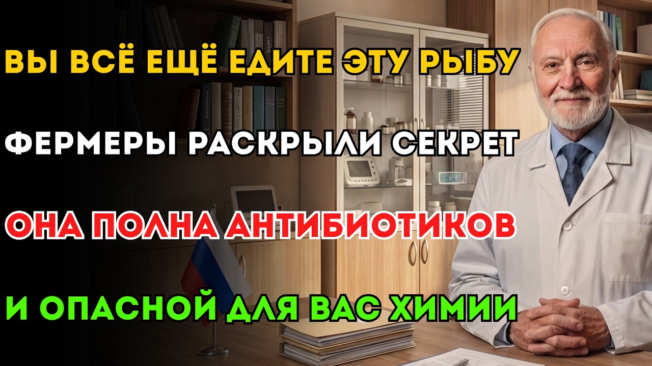 Признание рыбовода! Эти 6 видов рыбы выращивают на лекарствах. Вы всё ещё их едите?