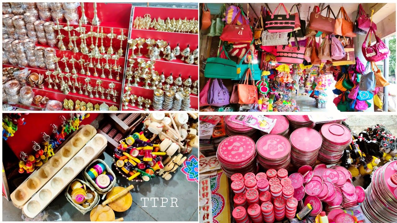 Shopping Tour Tirumala Tirupathi//Wooden, Brass, Copper, Decor, Bangles Collections