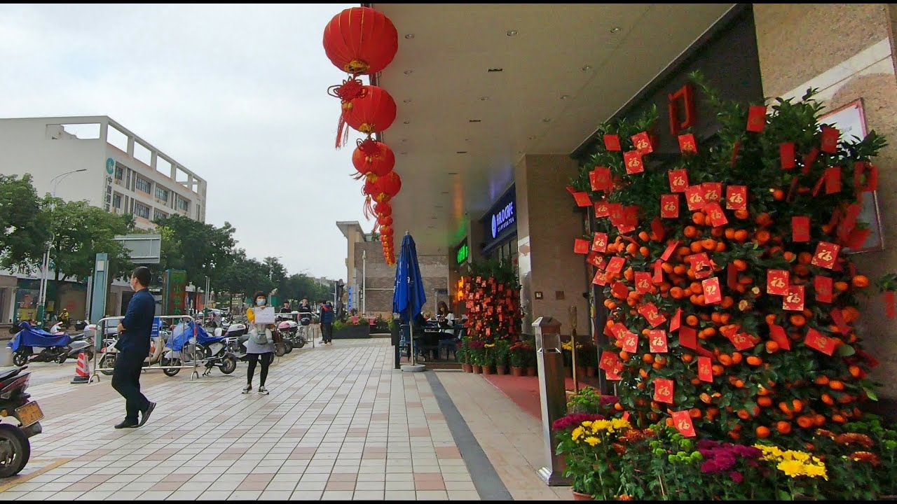 【2022.1.29 年廿七】Part 2/4 三鄉漫遊：鎮政府一帶: 繽紛匯 景觀一品 #walk