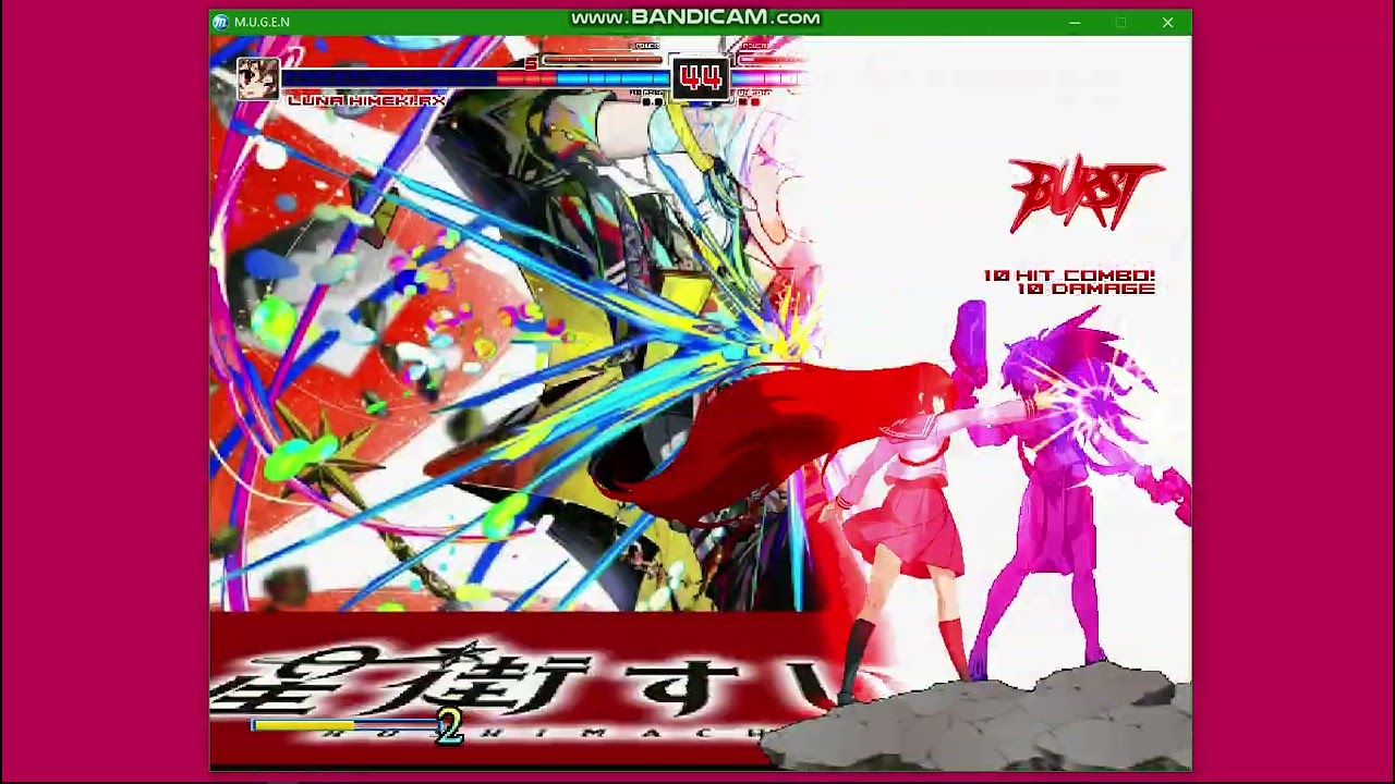 MUGEN REQUEST:Luna Himeki. Rx 1.0.0 vs Akiha tohno [MELTY BLOOD TYPE LUMINA]|MUGEN ALL STARS 1.1B🪐