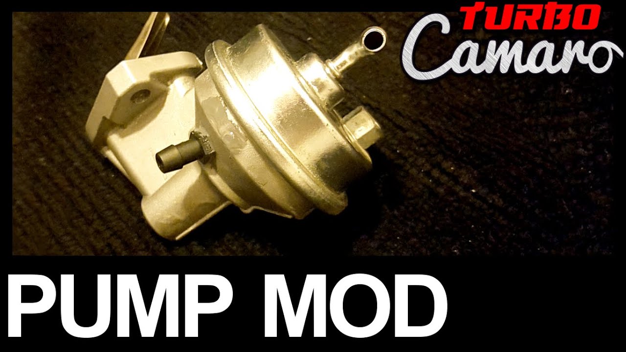 1967 Camaro - How to Boost Reference a Mechanical Fuel Pump
