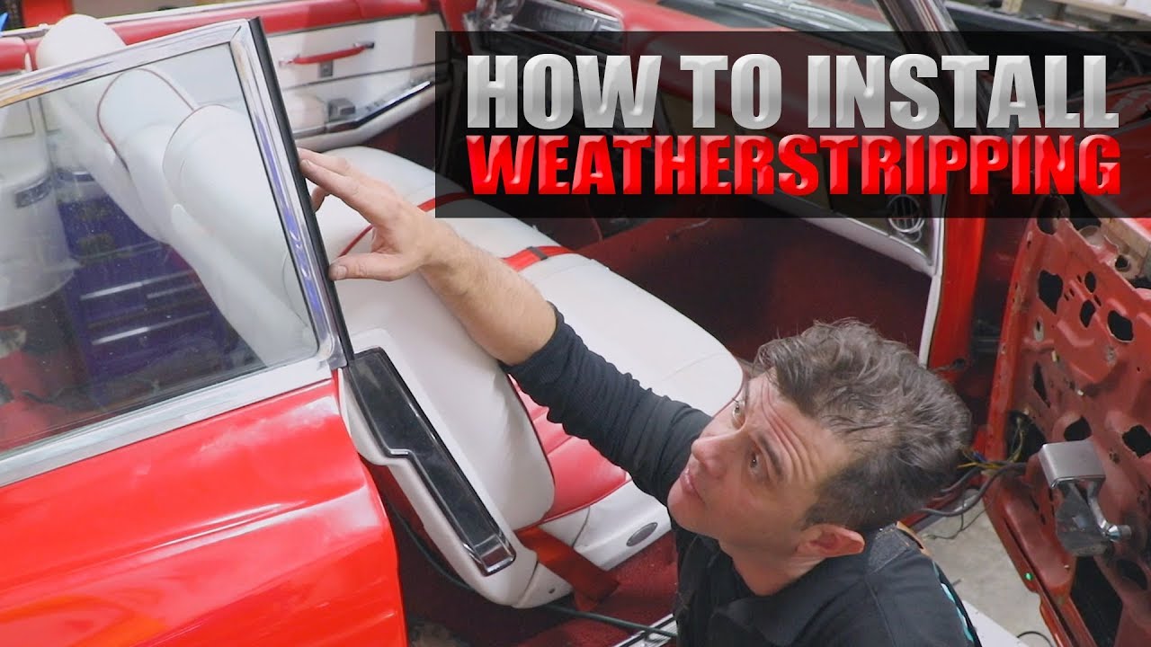 How To Install Weatherstripping on the 1964 Cadillac Eldorado