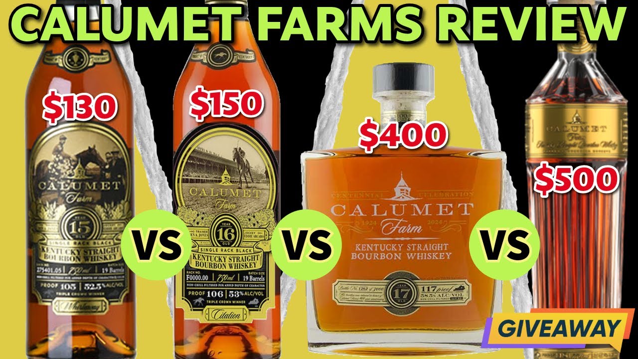 $350 More for TWO YEARS?!? Calumet Farms Bourbon Blind Review!! + Free Giveaway!!