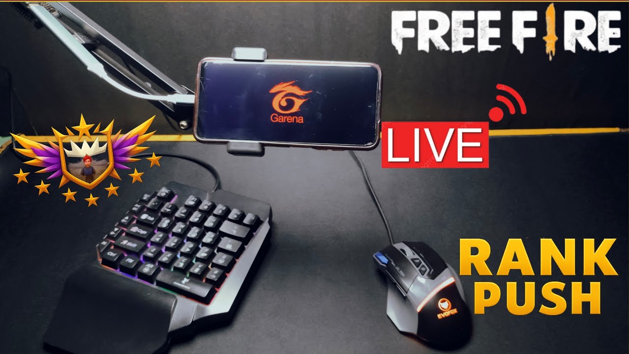 🔴 BK GAMER LIVE | 1v4 with Keyboard & Mouse | Free Fire Subscribers Room🔥