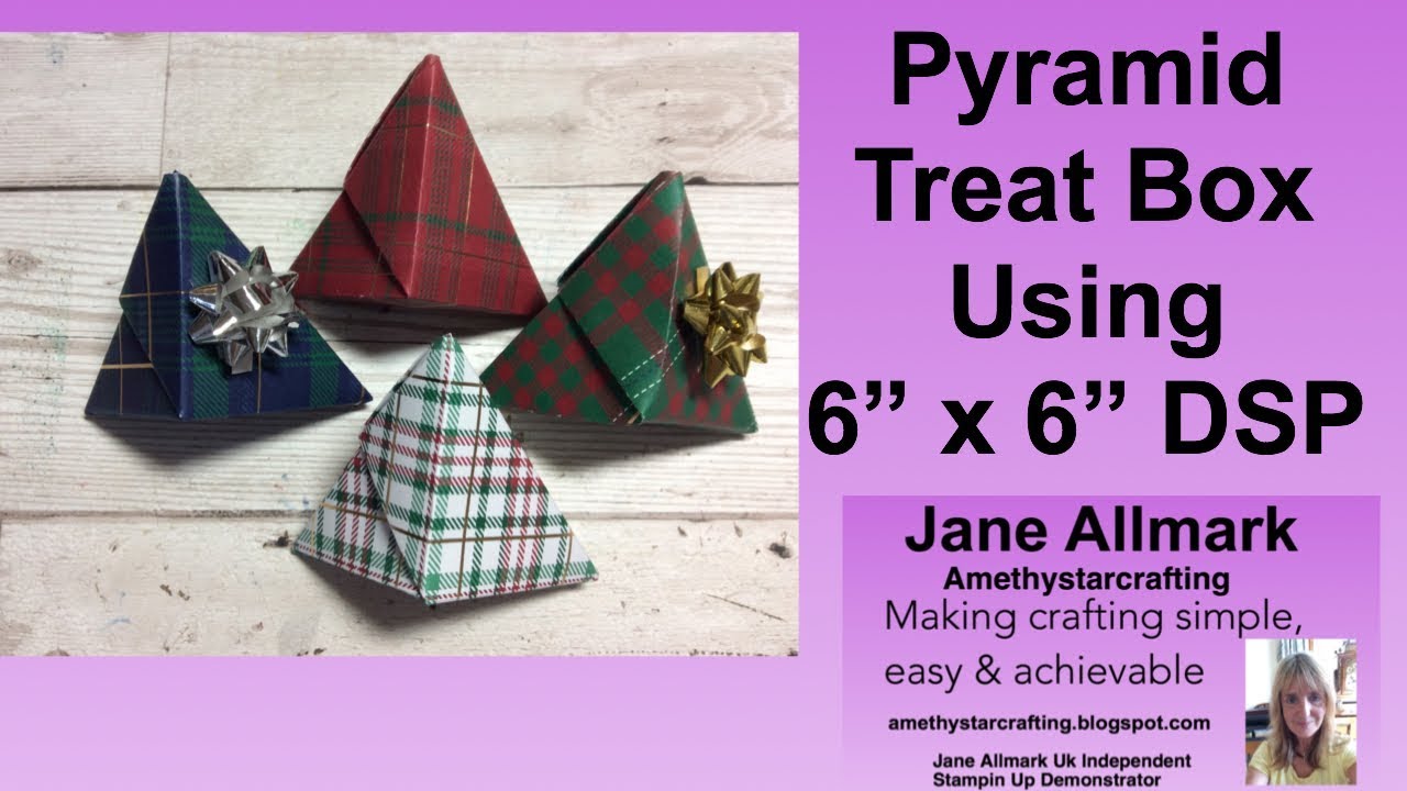 Pyramid Treat Box using 6