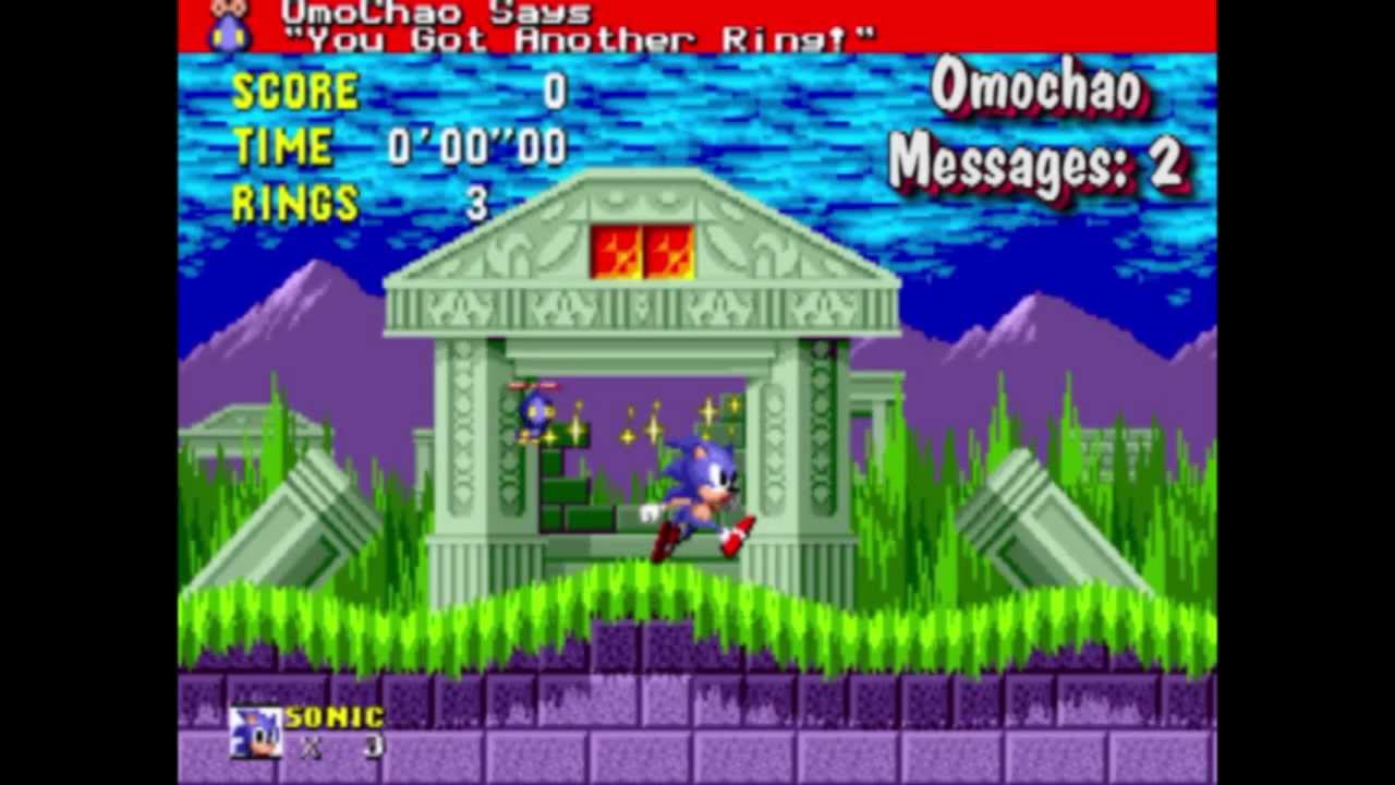 Hidden Message & Red Omochao In Sonic 1 Omochao Edition
