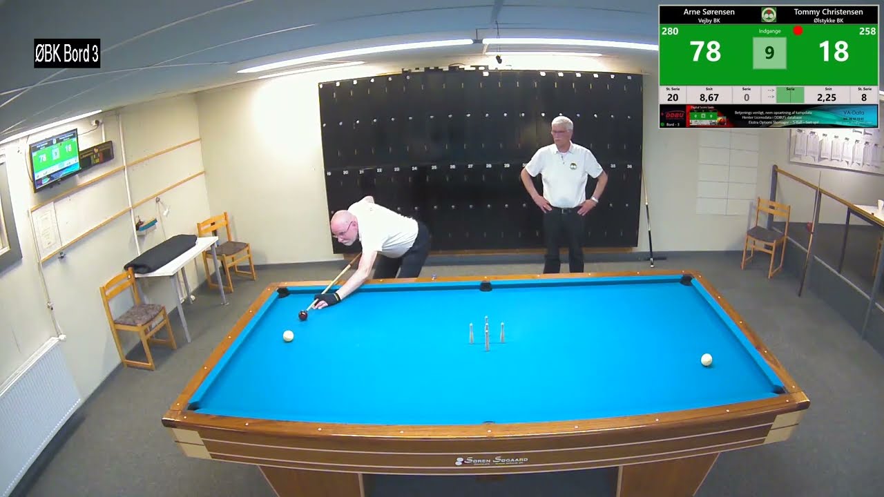 bord 3 Arne Sørensen Vejby vs Tommy Christensen ØBK semi finale OB4M