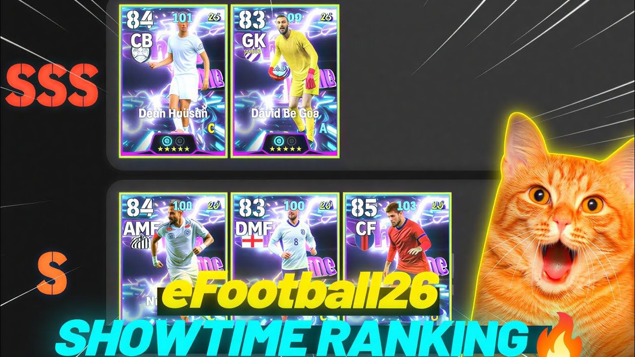Рейтинг всех бесплатных карточек Showtime | Список лучших игроков eFootball 26 🔥