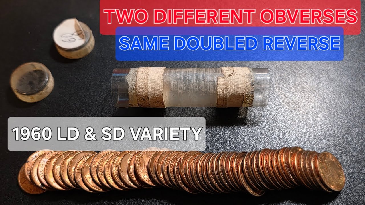 Found Two Different 1960 Obverses With The Exact Same Doubled Reverses - 1960 LD & SD #dwcnc #money 