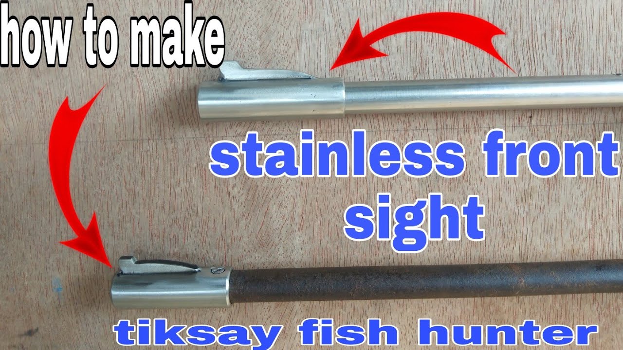 how to make stainless front sight