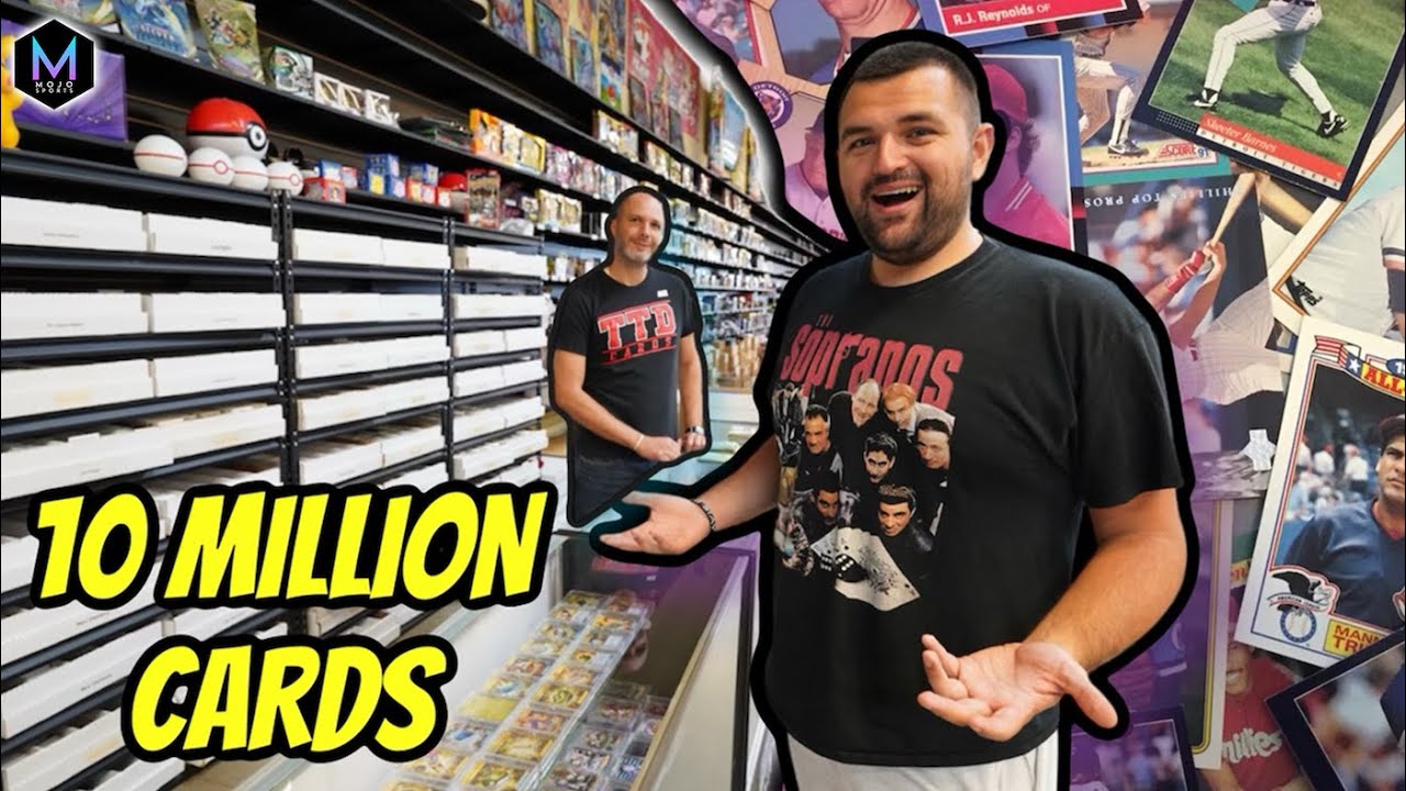LARGEST Sports Card Shop In AMERICA - 10 MILLION Cards 🔥 🤯