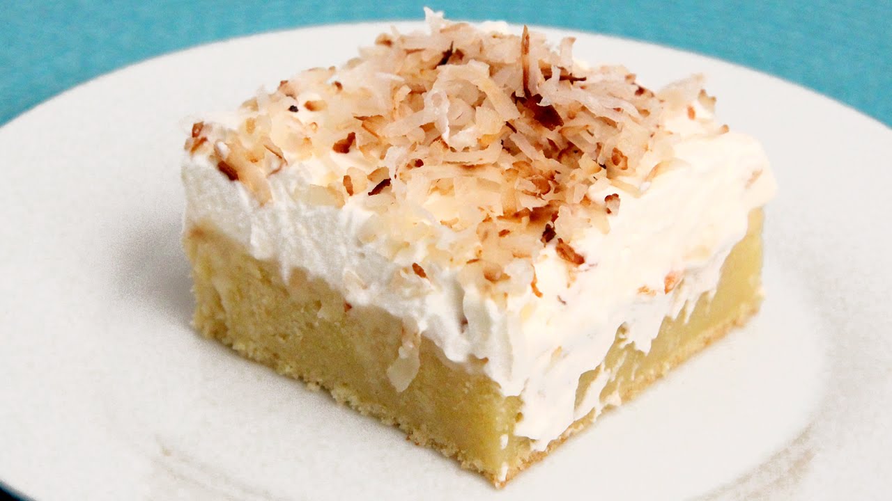 Coconut Tres Leches Cake Recipe - Laura Vitale - Laura in the Kitchen Episode 888