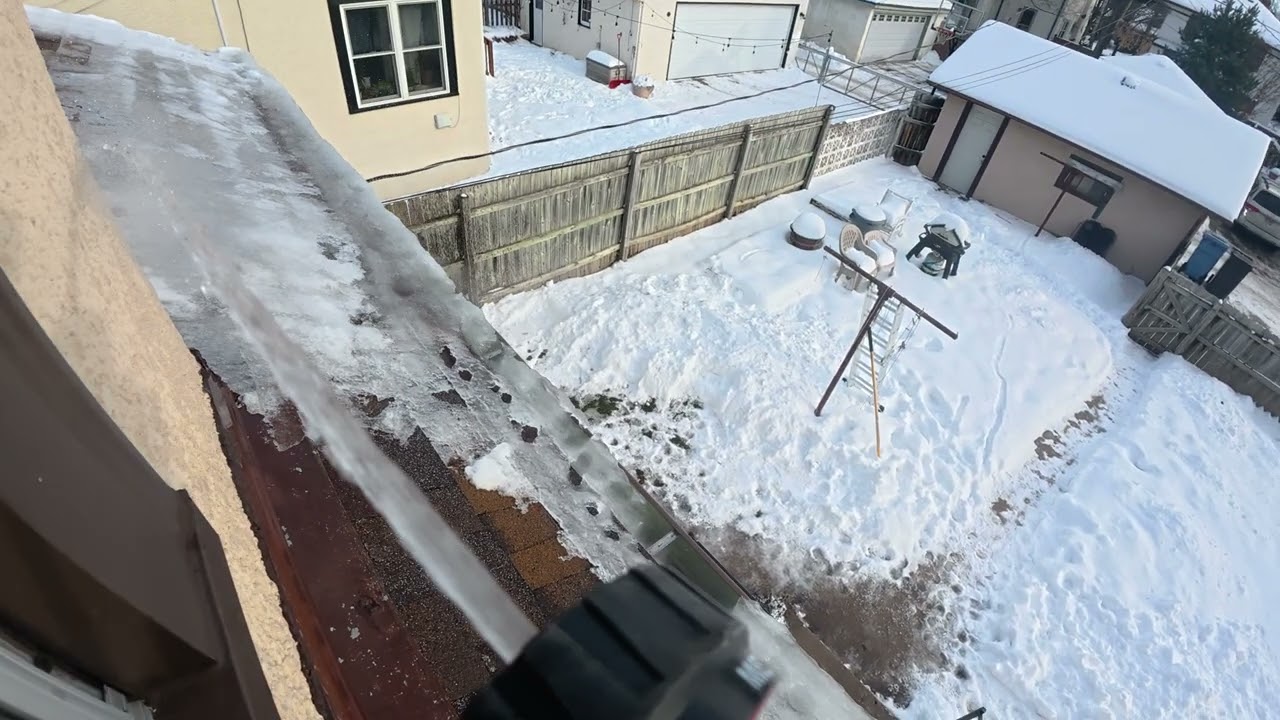 Ice Dam Removal Dec 2025 Part 2