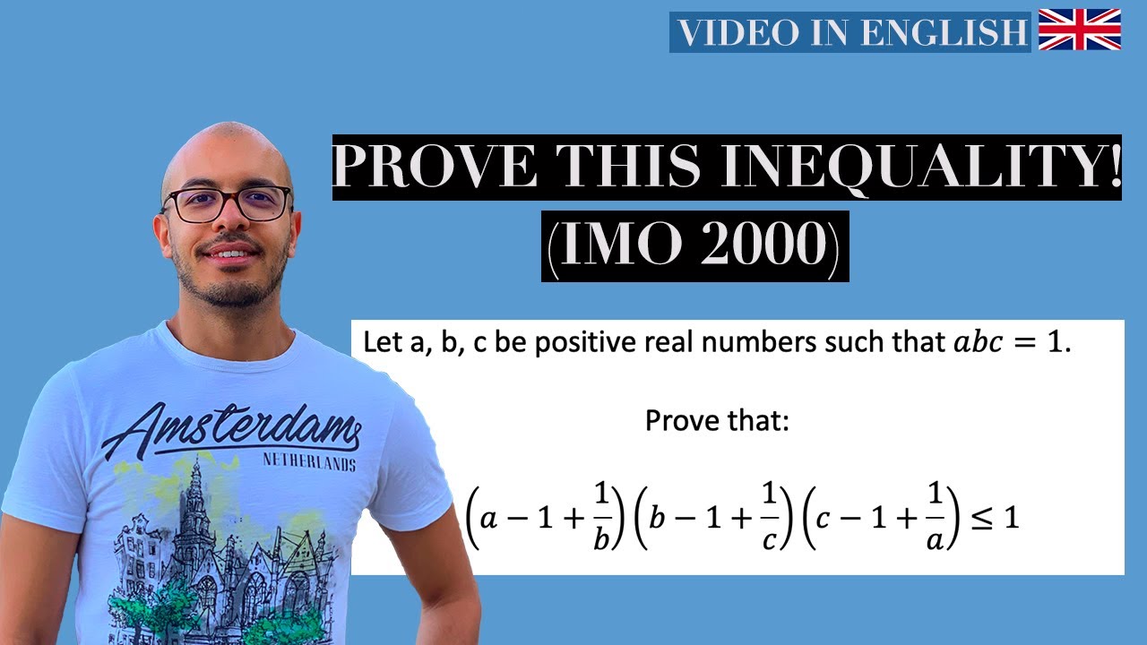 Prove this inequality! -International mathematical olympiad 2000