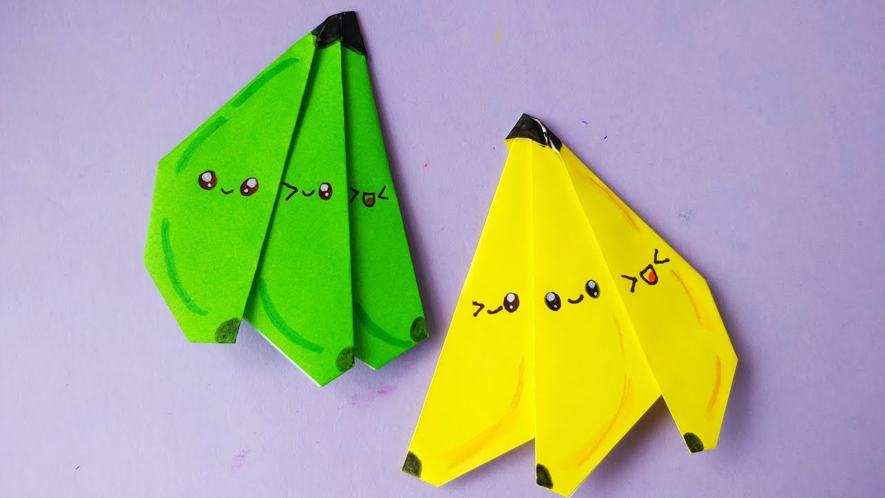 Origami Banana | Easy Paper Fruits DIY