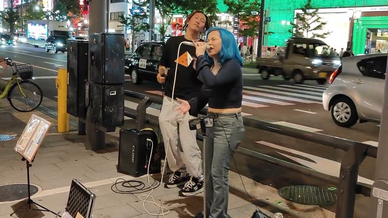 SISUI & BIG KRAW（シスイ＆ビッグロウ）　　  Street Live　　 2024.06.20　OSAKA  NAMBA　#路上ライブ