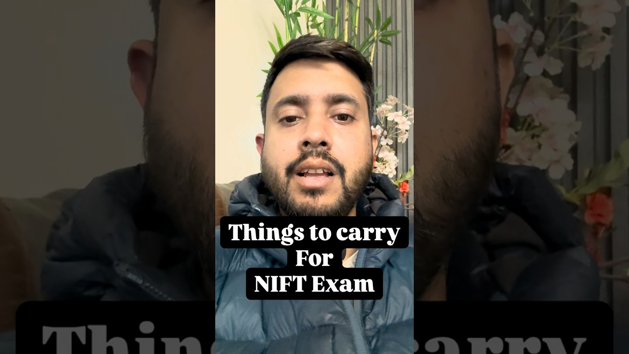 What to Carry in NIFT Exam? #nift #niftcoaching #niftpreparation #nift2026 #sanyuktasinghstudio