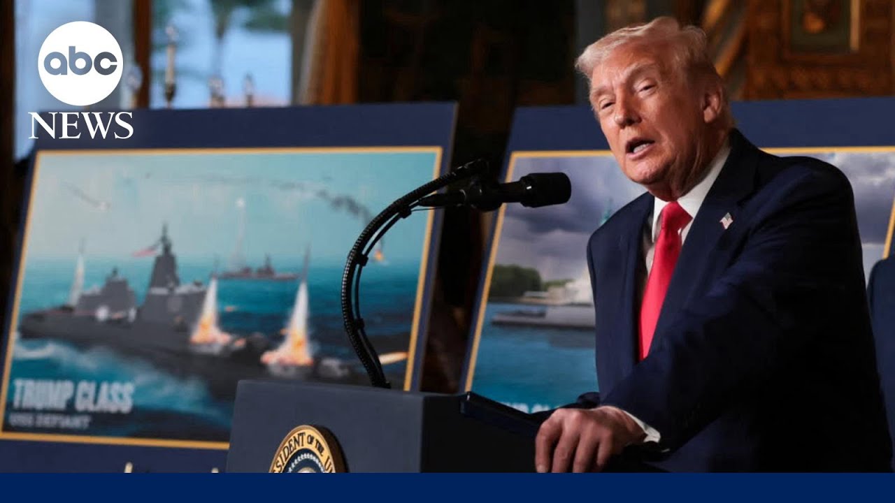 Trump announces 'Trump Class' of new Navy battleships