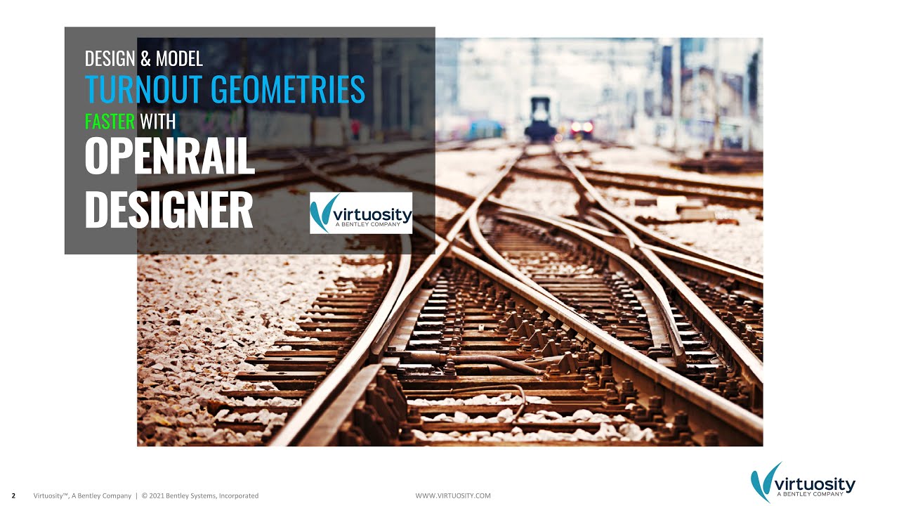 Design & Modelling Turnout Geometries Faster Using OpenRail Designer