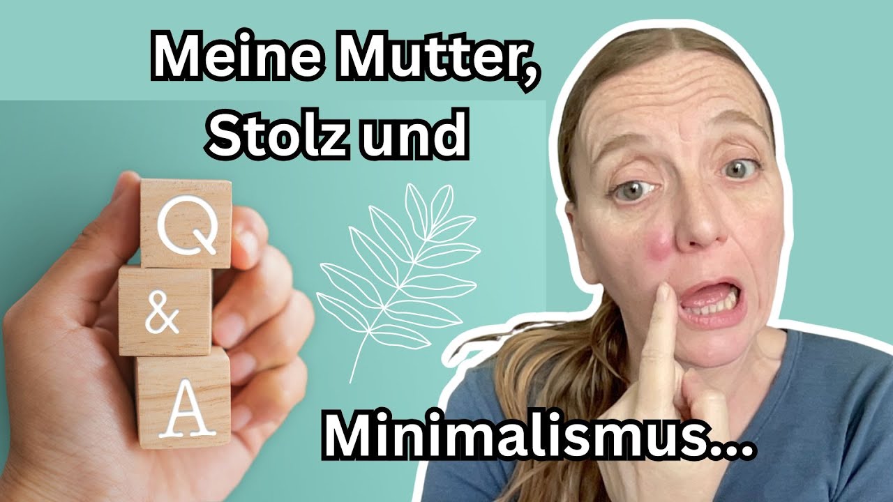 Q&A 4: Vers&ouml;hnung mit meiner Mutter, worauf bin ich stolz und was ist das in MEINEM GESICHT???