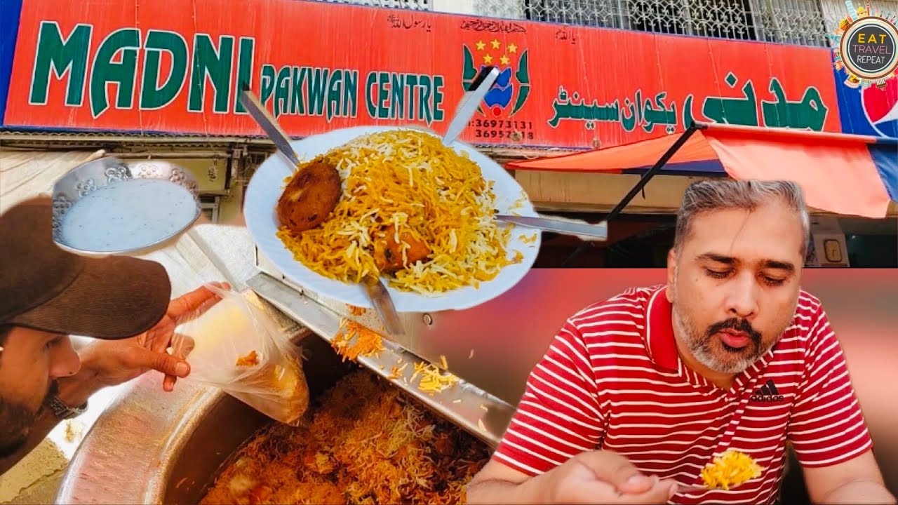 KARACHI Ki Sub Sy Famous BIRYANI 😍| کراچی کی سب سے مشہور بریانی | MADNI BIRYANI | مدنی پکوان سینٹر