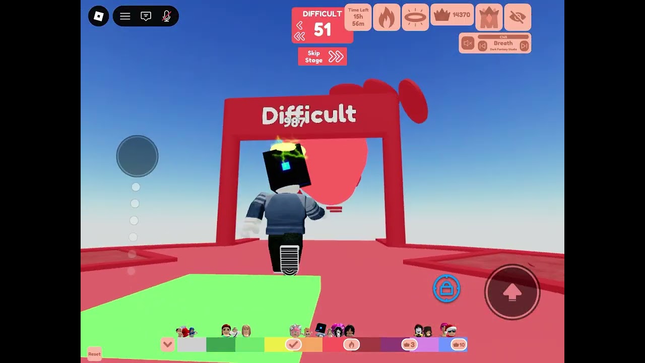Daily Difficulty Chart Obby Day 988