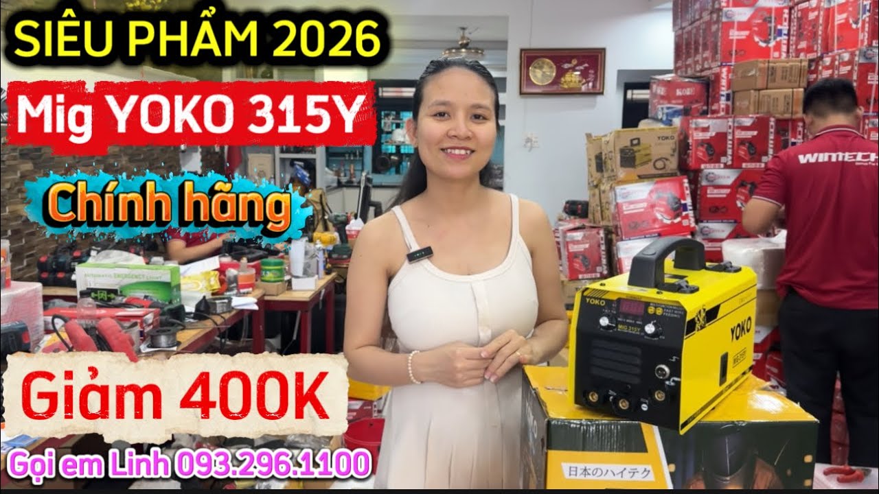 🔴ƯU ĐÃI LỚN CUỐI NĂM 400K🔴MÁY HÀN MIG ĐA NĂNG YOKO 315Y NHẬT ĐỜI MỚI 2026 KHOẺ #mayhan #yoko #kobe