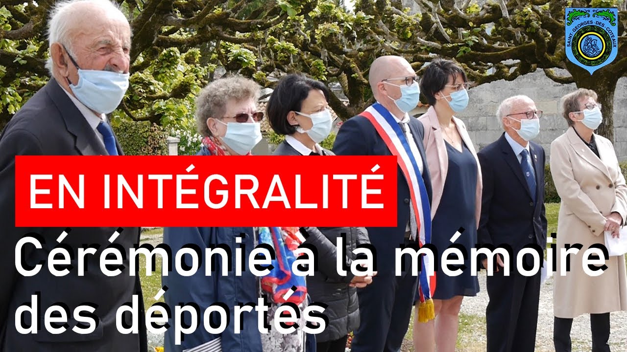 Cérémonie à la mémoire des déportés 25 avril 2021 - En intégralité