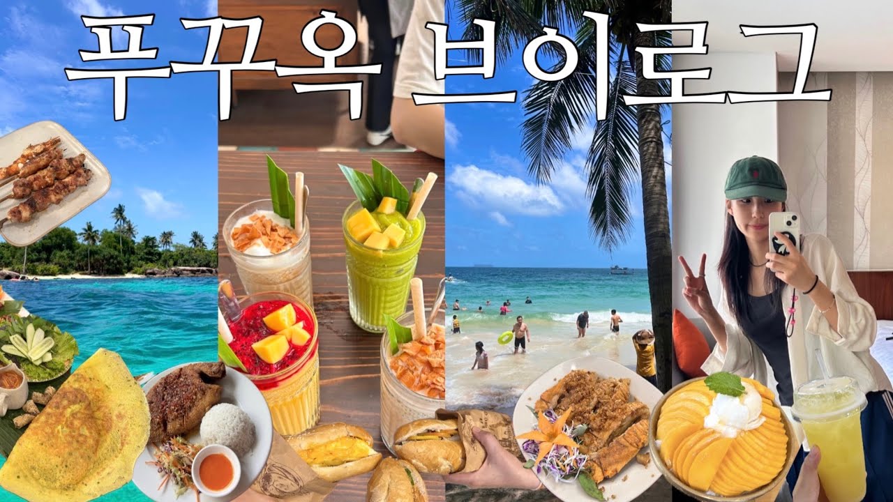 🇻🇳푸꾸옥 여행 vlogㅣ4박6일 중부•남부•북부 총정리｜호텔, 맛집, 투어 꿀팁ㅣ씨쉘리조트, 킹콩마트 쇼핑, 빈펄사파리, 메오키친ㅣ푸꾸옥 맛집, 마사지, 야시장
