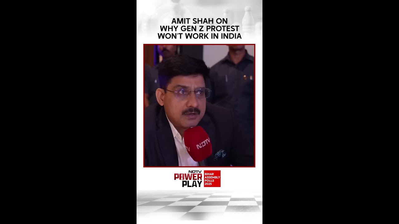 Amit Shah To NDTV On Why Gen Z Protest Won't Work