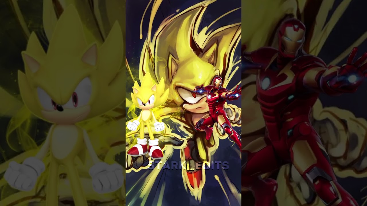 SUPER SONIC (VIDEO GAME) VS 3 ROUND BATTLE #supersonic#legend#shorts #sonicteam #sonic #dceu #marvel