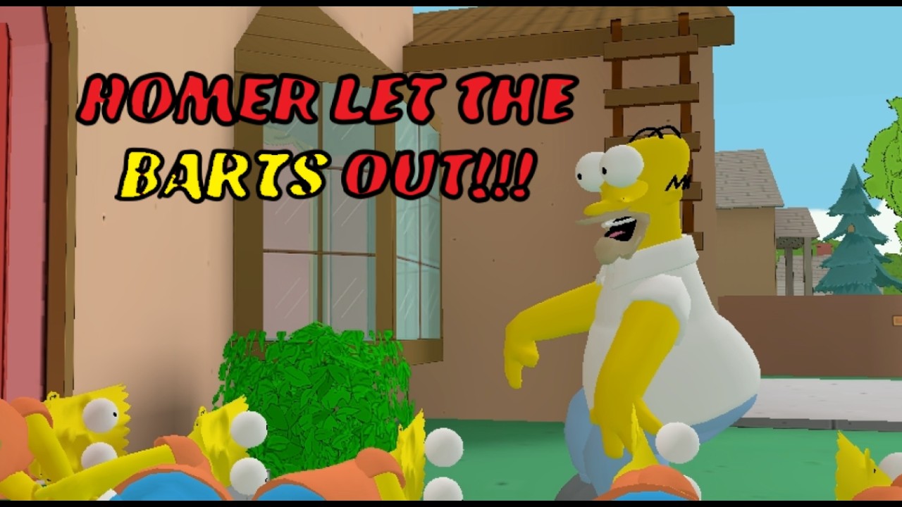 HOMER LET THE BARTS OUT - MINI MUSIC VIDEO
