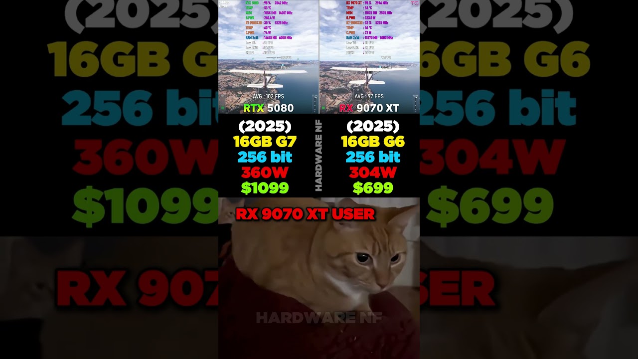 RTX 5080 VS RX 9070 XT Gaming Temps & Performance Test 