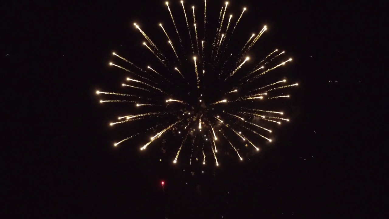 Bonfire night fireworks. Garstang UK (DJI Phantom3)