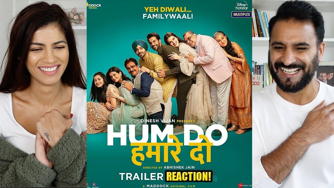 HUM DO HAMARE DO | Rajkummar Rao | Kriti Sanon | Paresh Rawal | Ratna P | Trailer REACTION & REVIEW!