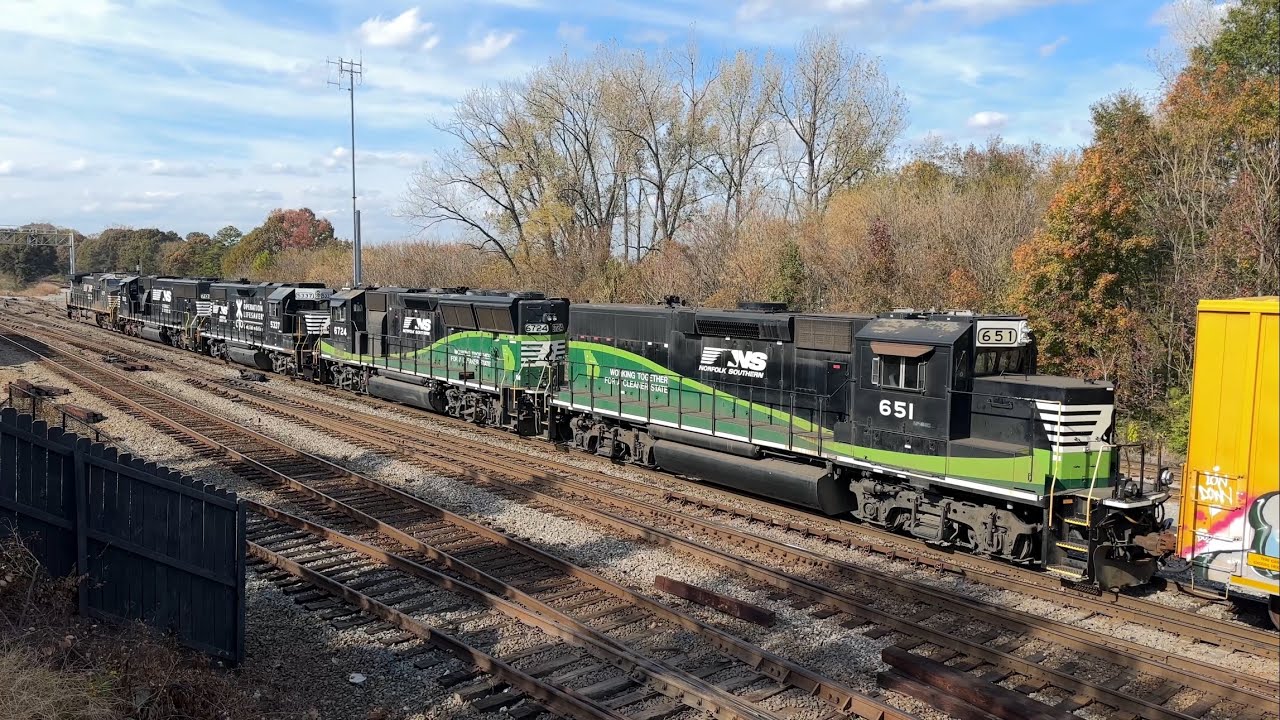 The CSX YN2 Finally Departs, a CSX GP38 Rebuild, P51 with an Operation Lifesaver Runs Long Hood
