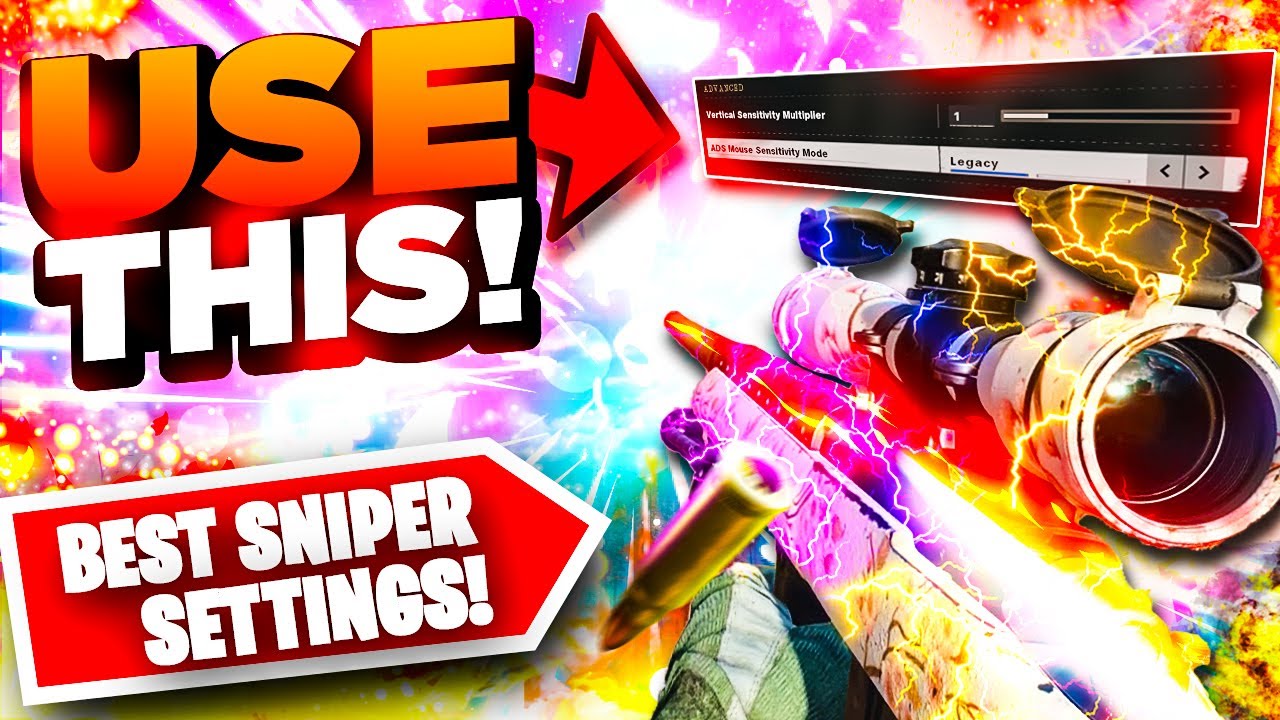*BEST SETTINGS* for SNIPING In Black Ops Cold War (Sensitivity, Settings & Class Setup)