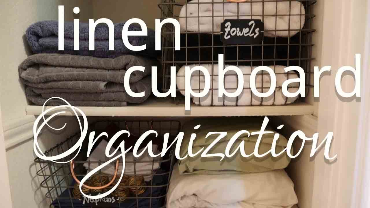 Linen Cupboard Organization