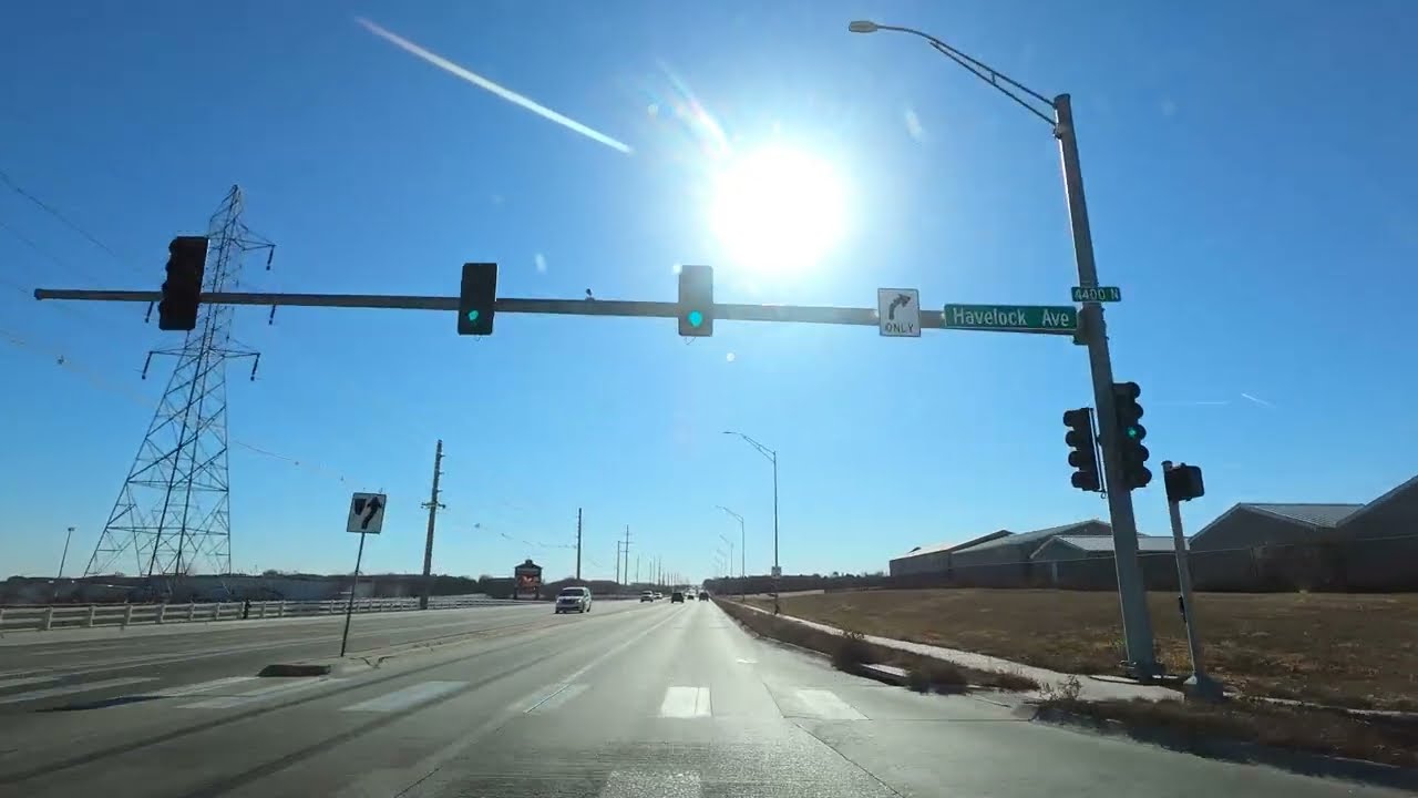 Driving on 84th St through Lincoln, Nebraska