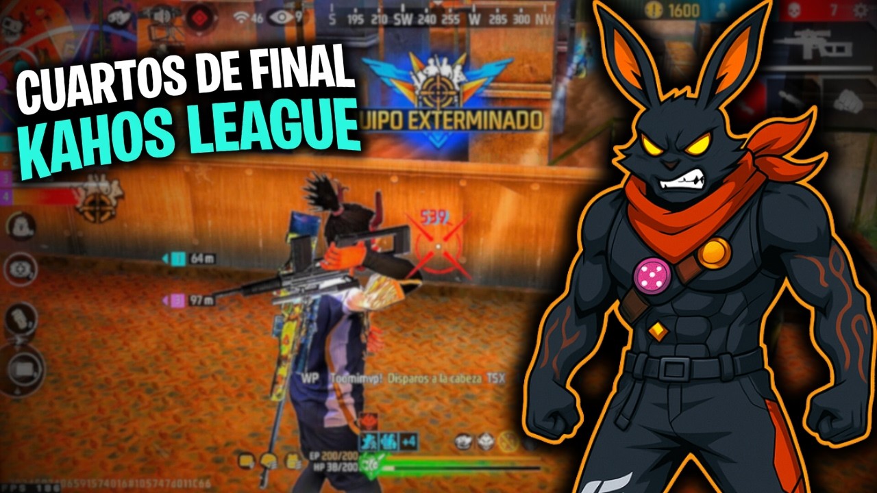 ASI JUGAMOS LOS CUARTOS DE FINAL DE LA KAHOS LEAGUE CON LA TOOMI ARMY 🐐💜 | FREE FIRE 🔥